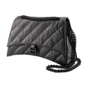 Crush Chain M Schoudertas balenciaga leer zwart