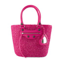 Le Cagole Panier M Shoulder Bag Balenciaga Nylon Pink