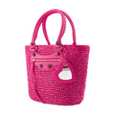 Le Cagole Panier M Shoulder Bag Balenciaga Nylon Pink