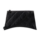Crush Chain S Shoulder Bag Balenciaga Leather Black