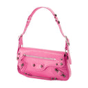Le Cagole Sling S axelväska Balenciaga läder rosa
