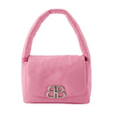 Élingue de monaco S Sac d'épaule Balenciaga en cuir rose