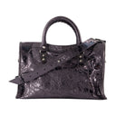 Le City Small Purse Balenciaga Leather Grey