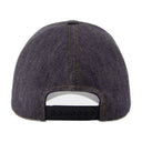 Signature denim cap courres cotton grijs