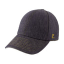 Signature denim cap courres cotton grijs