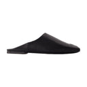 Heritage Shadow Mules Courreges de cuero negro