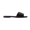 Heritage Shadow Sandals Courreges Leather Black