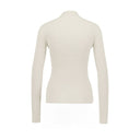 Mockneck suéter Courreges Cotton White