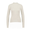 Mockneck suéter Courreges Cotton White