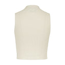 Mockneck t shirt courreges bomuld hvid