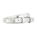Ac Mirror Belt Courreges Leather Silver