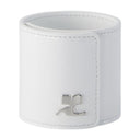 Slap Bracelet Courreges Leather White
