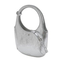 Monedero Santo Courreges Cuero Plata