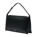 Cuff Shoulder Bag Courreges Leather Black