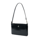 Shoulder Bag Courreges Leather Black