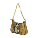 T Bar Mini Handtas Alexander Mc Queen Leather Brown