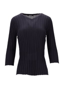 La Rose Collo A V Cashmere+Seta