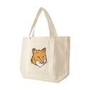 TOTE BAG FOX TOTE BAG MAISON KITSUNE BEIGE