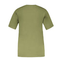 Chillax Fox Patch T Shirt Maison Kitsune Cotton Green