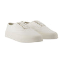 Lace Up Sneakers Maison Kitsune Cotton White
