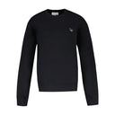 Fox Head Patch Comfort Sweatshirt Maison Kitsune Cotton Black