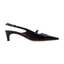 Pointy Sling Back Maison Kitsune Leather Black