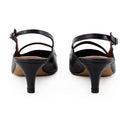 Pointy Sling Back Maison Kitsune Leather Black