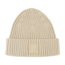Bold Fox Head Beanie Maison Kitsune Cotton blanc