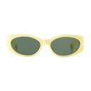 Ovalo solbriller jacquemus acetat gul