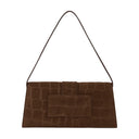 Le Bambino Long Shoulder Bag Jacquemus Leather Brown