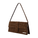 Le Bambino Long Shoulder Bag Jacquemus Leather Brown