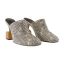 Les Mules Bisou Jacquemus Leather Animal Print