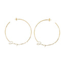 Les Creoles Jacquemus Metal Gold