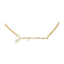 La chaine jacquemus metal guld