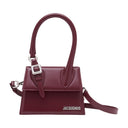 Le Chiquito Moyen Boucle Jacquemus Leder Burgund