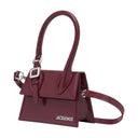 Le Chiquito Moyen Boucle Jacquemus Leder Burgund