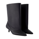 Tourni Ankle Boots Jacquemus Leather Black