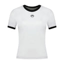Moon Logo Baby Fit T Shirt Marine Serre Cotton White