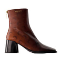 Airbrushed Boots Marine Serre Leather Brown