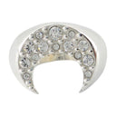 Moon Ring Marine Serre Silver Silver