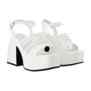 Bulla Chibi Sandals Nodaleto White Leather