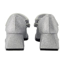 Bulla Bacara Pumps Nodaleto Silver Glitter Leather
