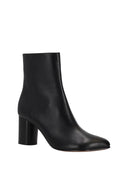 Niccolò Pasqualetti Obliqua Block Heel Booties Calfskin