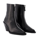 Eclair Zipper Boots In Black Leather