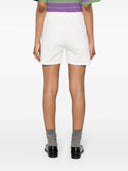 Parosh gestreifte Jersey-Shorts