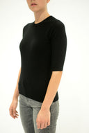 La Rose La Rose Maglia 3/4 Cashmere Nero