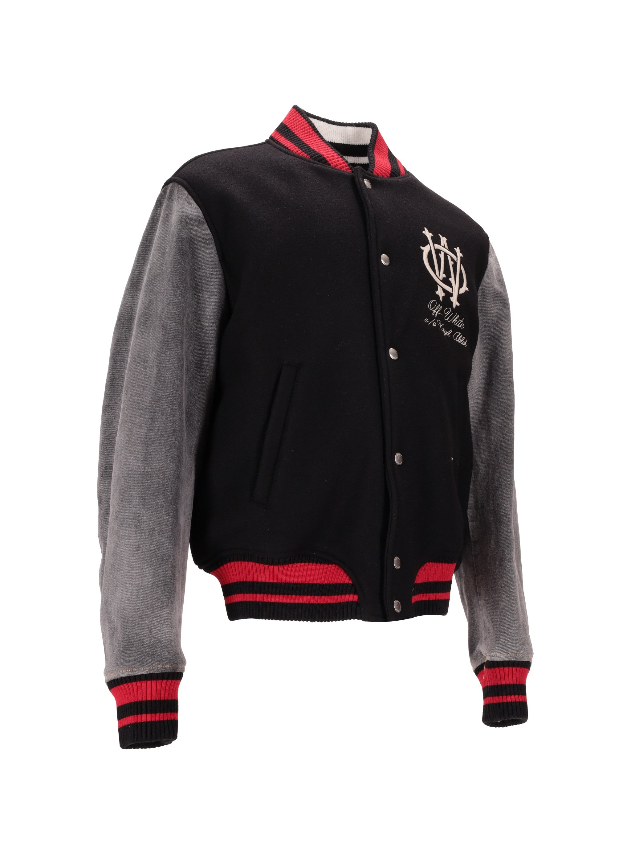 Off White Gothic Ow Wool Den Reg Varsit Black/Froz