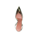 Amina Muaddi Amina Mu I Holli Glass 95mm Snakeskin Effect Pumps