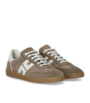 Elisabetta Franchi Beige Sneaker mit Logo