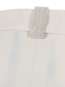 Fabiana Filippi Pantalone Regular Fit In Tecno Tailoring Color Burro